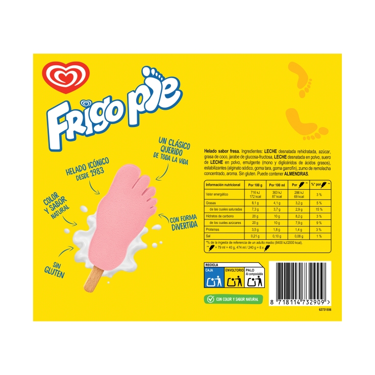 helado frigopie, pk-6