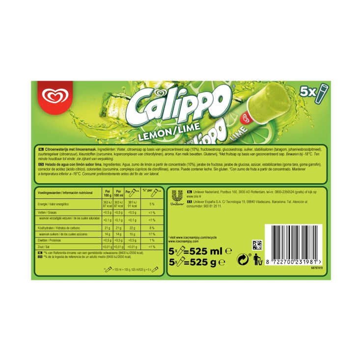 helado lima limón, pk-5