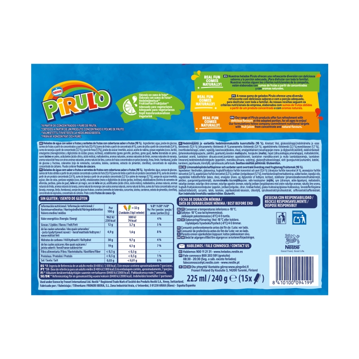 helado pirulo fantasmikos ,pk-15