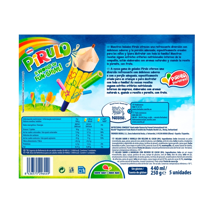 helado pirulo mikolápiz, pk-5