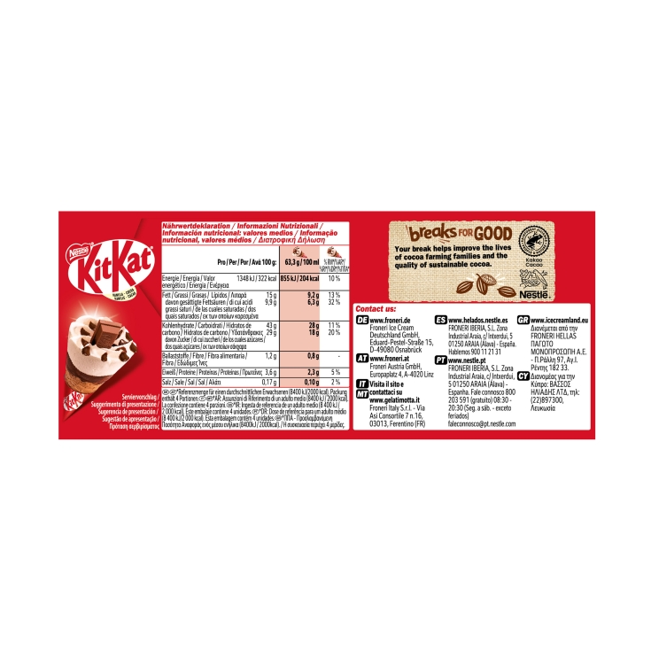 helado conos classic ,pk-4