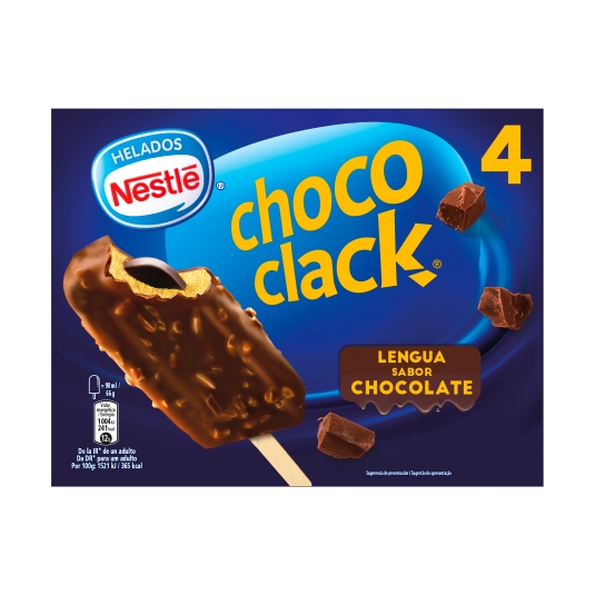 helado bombón chococlack classic, pk-4