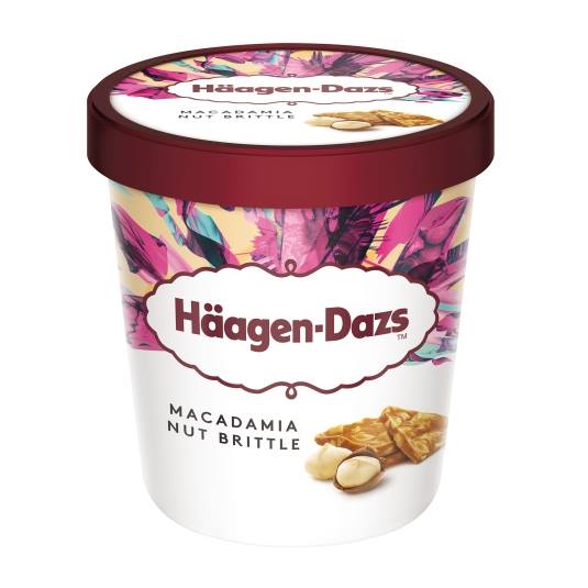 helado nueces macadamia, 460ml