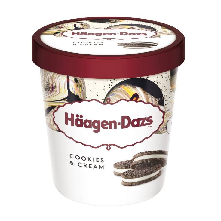 helado cookies & cream, 460ml