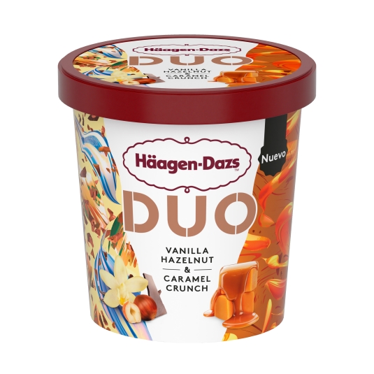 helado duo vainilla/caramelo, 420ml
