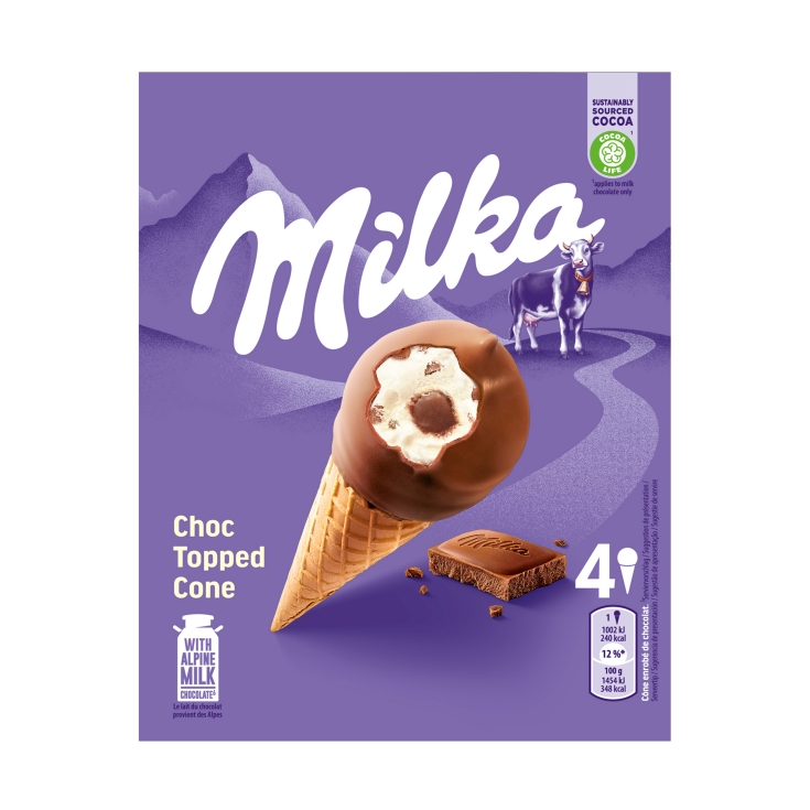 helado cono choco bola, pk-4