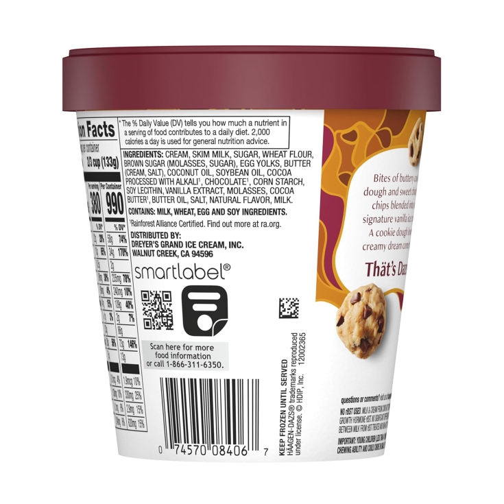 helado cookies  & dough, 460ml