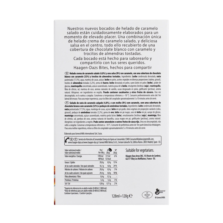 helado bites salted caramel 16ml, pk-8