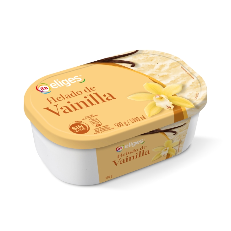 helado vainilla tarrina, 1l