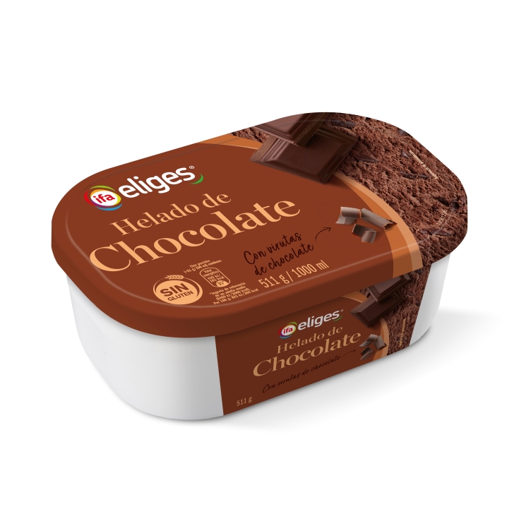 helado chocolate tarrina, 1l