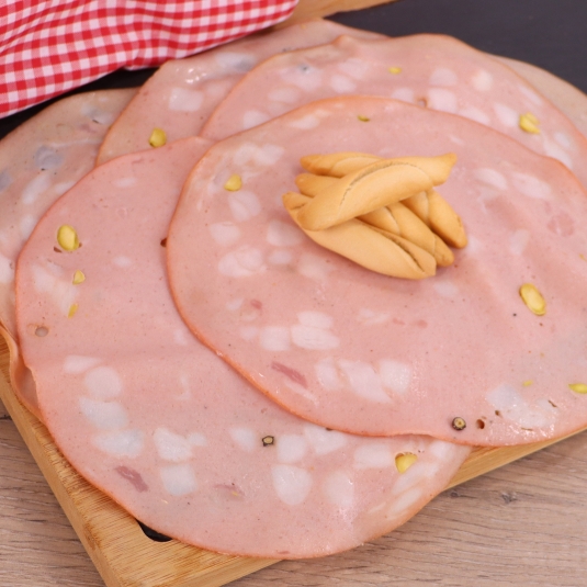 mortadella delizia con pistacho, kg