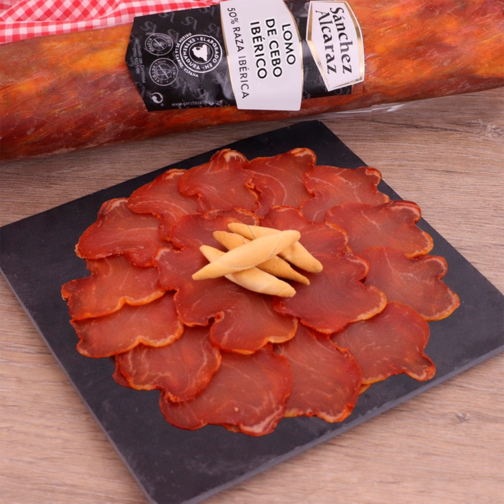 lomo de cebo ibérico 50%raza ibérica, kg