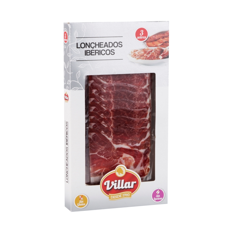 estuche jamón ibérico 50% raza lonchas, 3sb