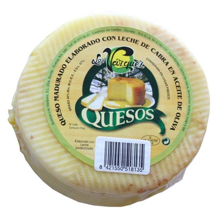 queso aceite puro cabra, 1kg