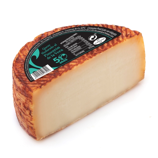 queso semi vaca-cabra al pimentón, 400g