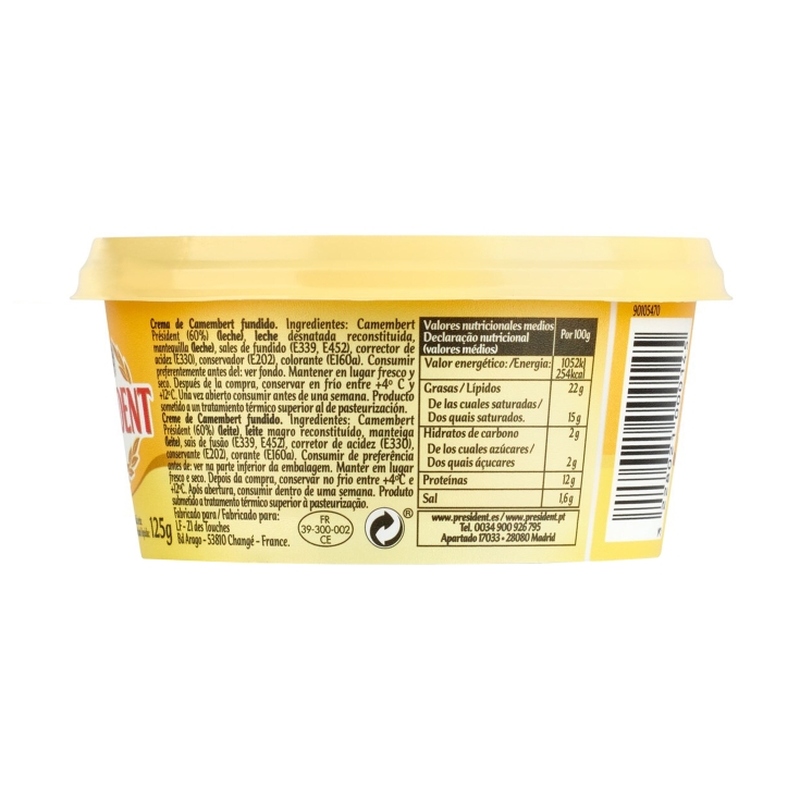 crema camembert, 125g