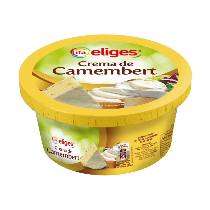 crema untar camembert, 125g