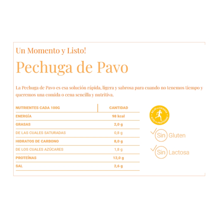 pechuga pavo skin, 240g