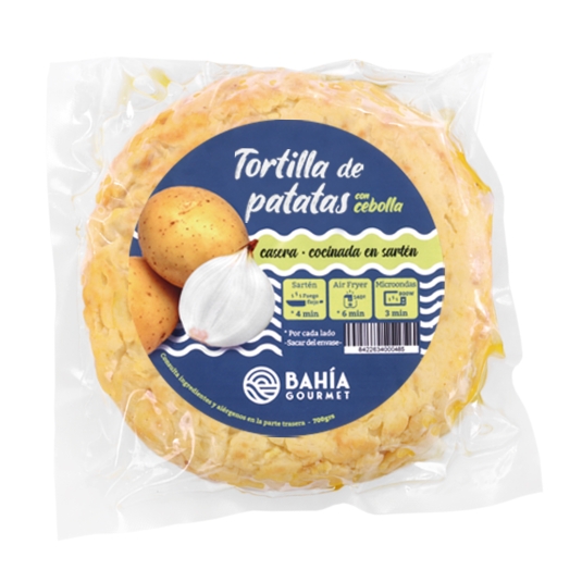 tortilla patatas con cebolla, 1.25kg