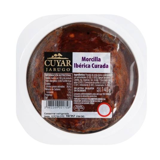 morcilla ibérica jabugo, 120g