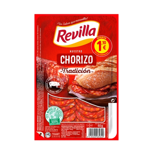 chorizo tradicional, 65g