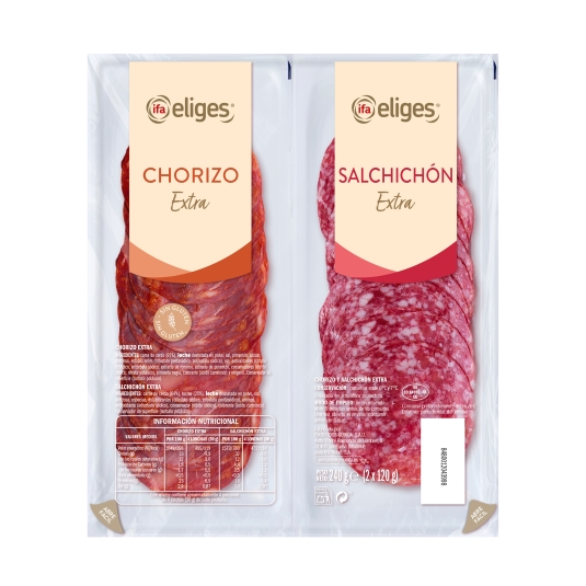 chorizo + salchichón extra, 240g