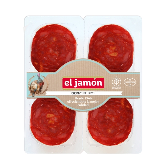 chorizo pavo 30g, pk-4