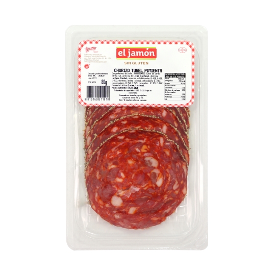 chorizo túnel pimienta, 80g