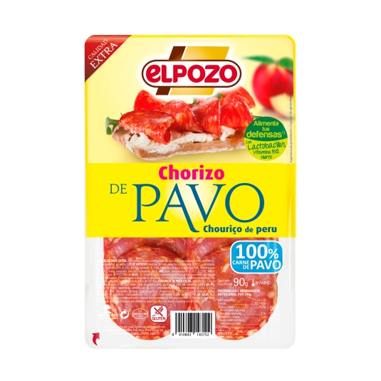 chorizo pavo, 90g
