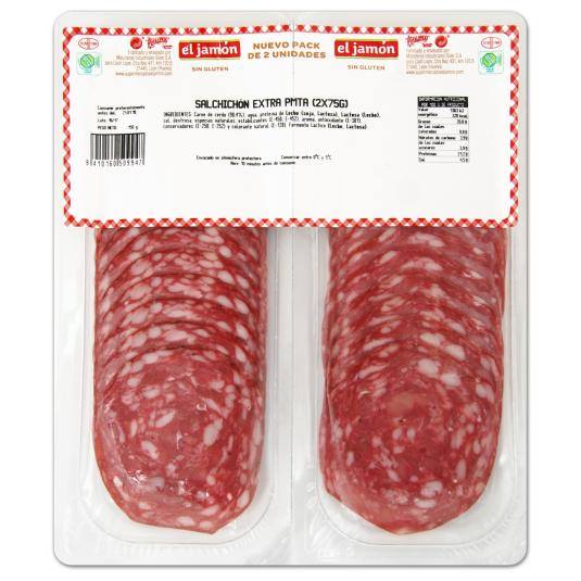 salchichón extra pimienta, 150g