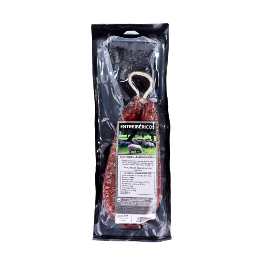 salchichón longaniza ibérica, ud