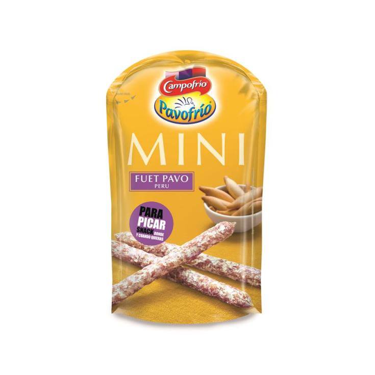 snack´in mini fuet pavo, 50g