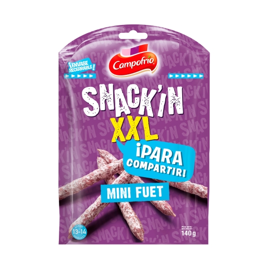 snack´in xxl mini fuet, 140g