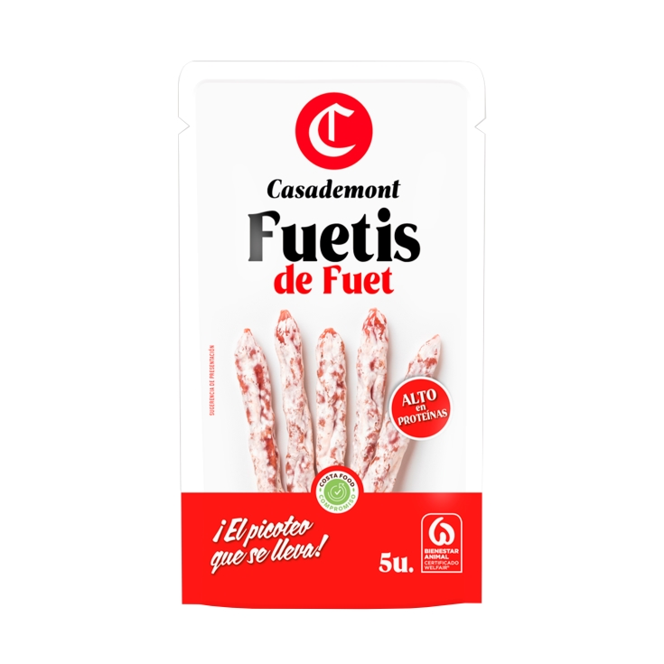snack fuetis de fuet 5ud, 50g