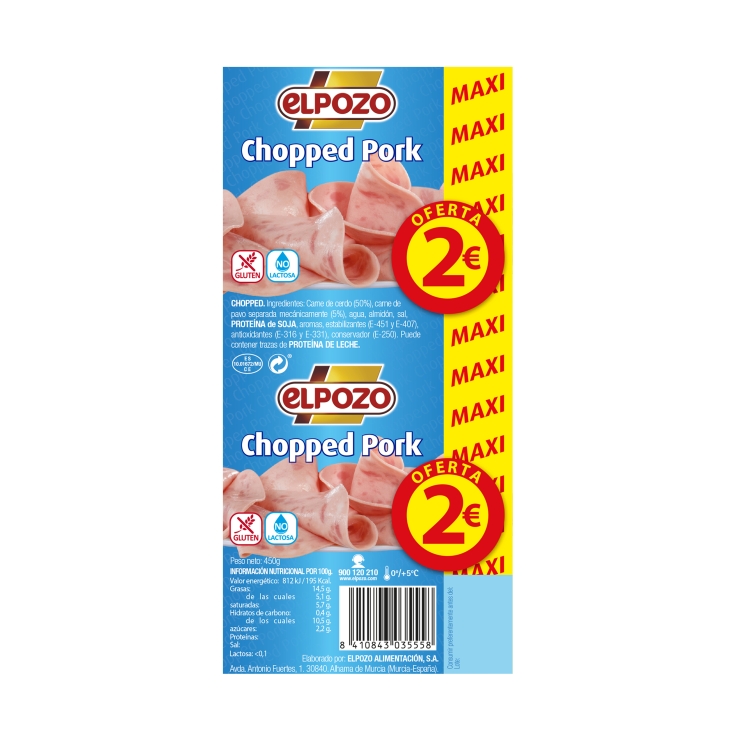 chopped pork maxi, 450g