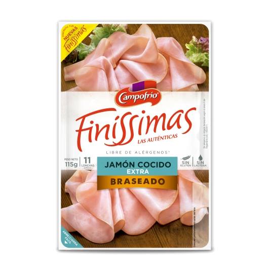 jamón cocido extra braseado, 115g