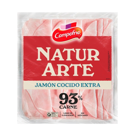 jamón cocido extra naturarte, 120g