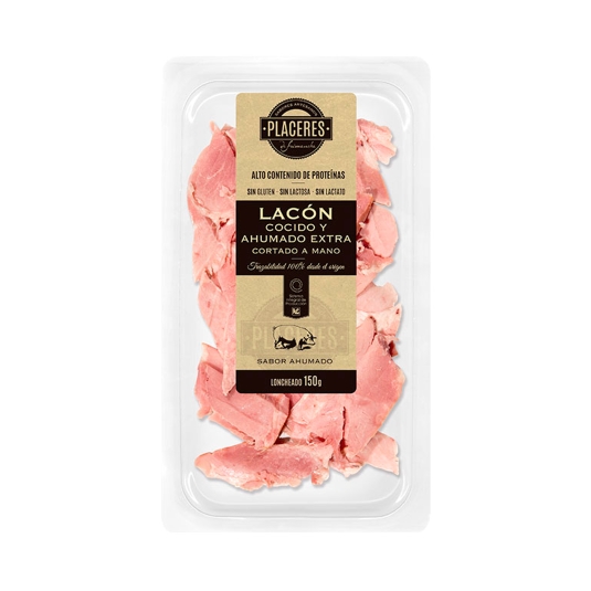 lacon ahumado cortado a mano, 150g