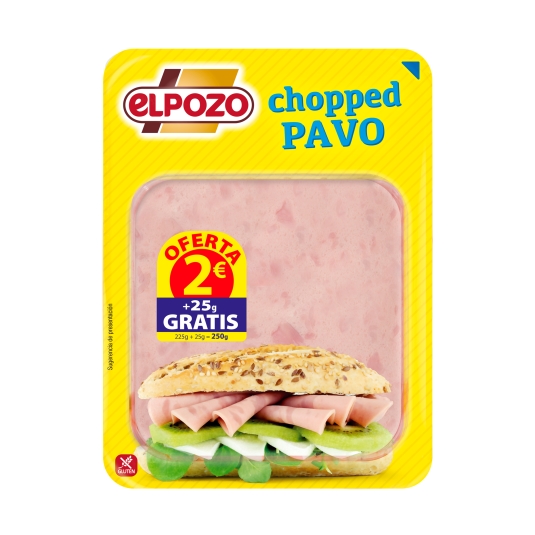 chopped pavo, 225g