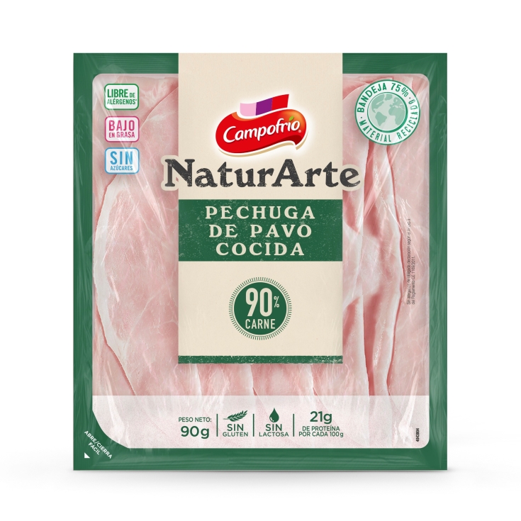 pechuga pavo naturarte, 90g