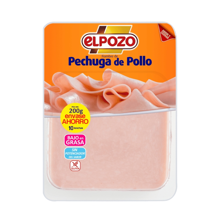 pechuga pollo bajo grasa, 225g