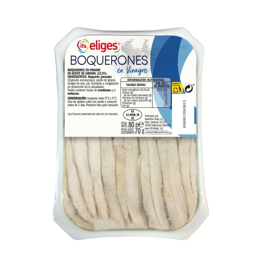 boquerones en vinagre, 70g