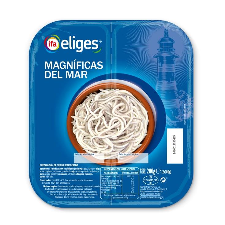 magnificas de mar bandeja 100g, pk-2