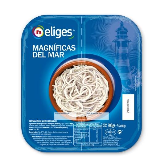 magnificas de mar bandeja 100g, pk-2