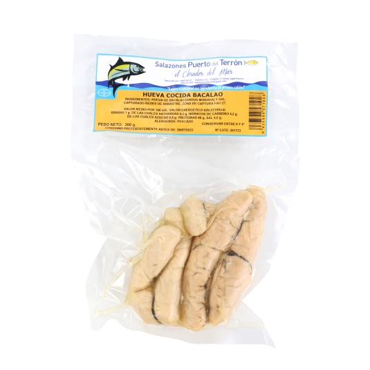 huevas cocida bacalao, 300g