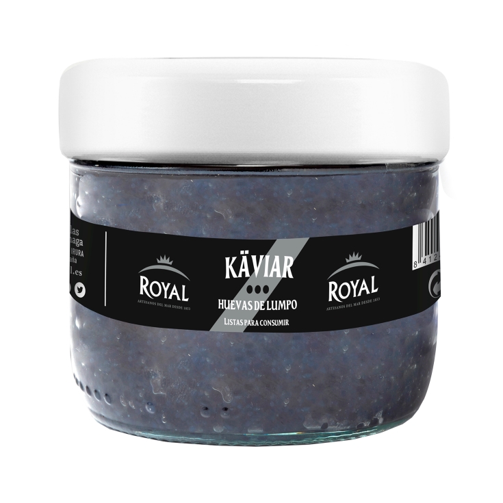 kaviar huevas negras de lumpo, 100g