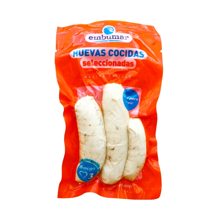 huevas cocidas, 200g