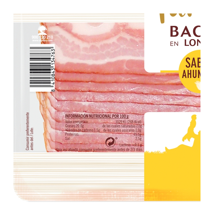 bacon en lonchas family, 210g