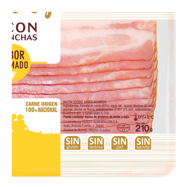 bacon en lonchas family, 210g