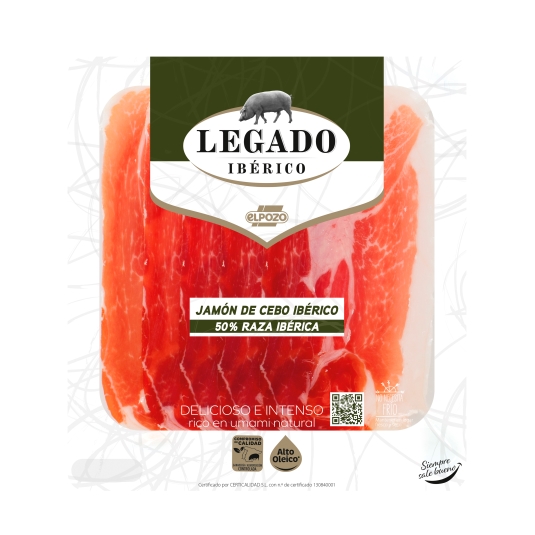 jamón ibérico lonchas, 60g